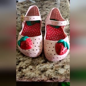 Mini Melissa Strawberry Sandals 8